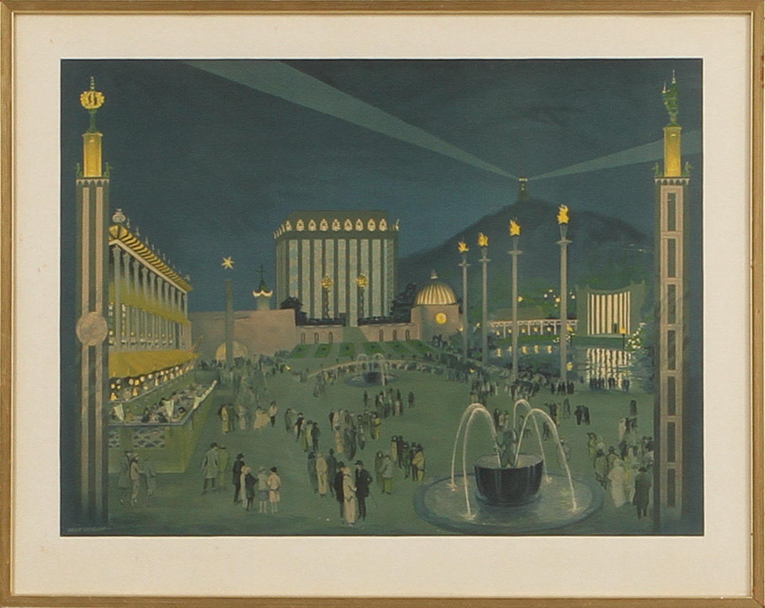 ALFRED PROESSDORF. efter, grafiskt blad.