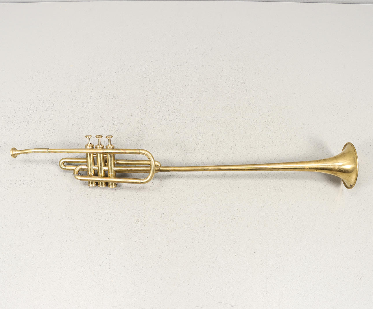 BLECKBLÅSINSTRUMENT / TRUMPET mässing.