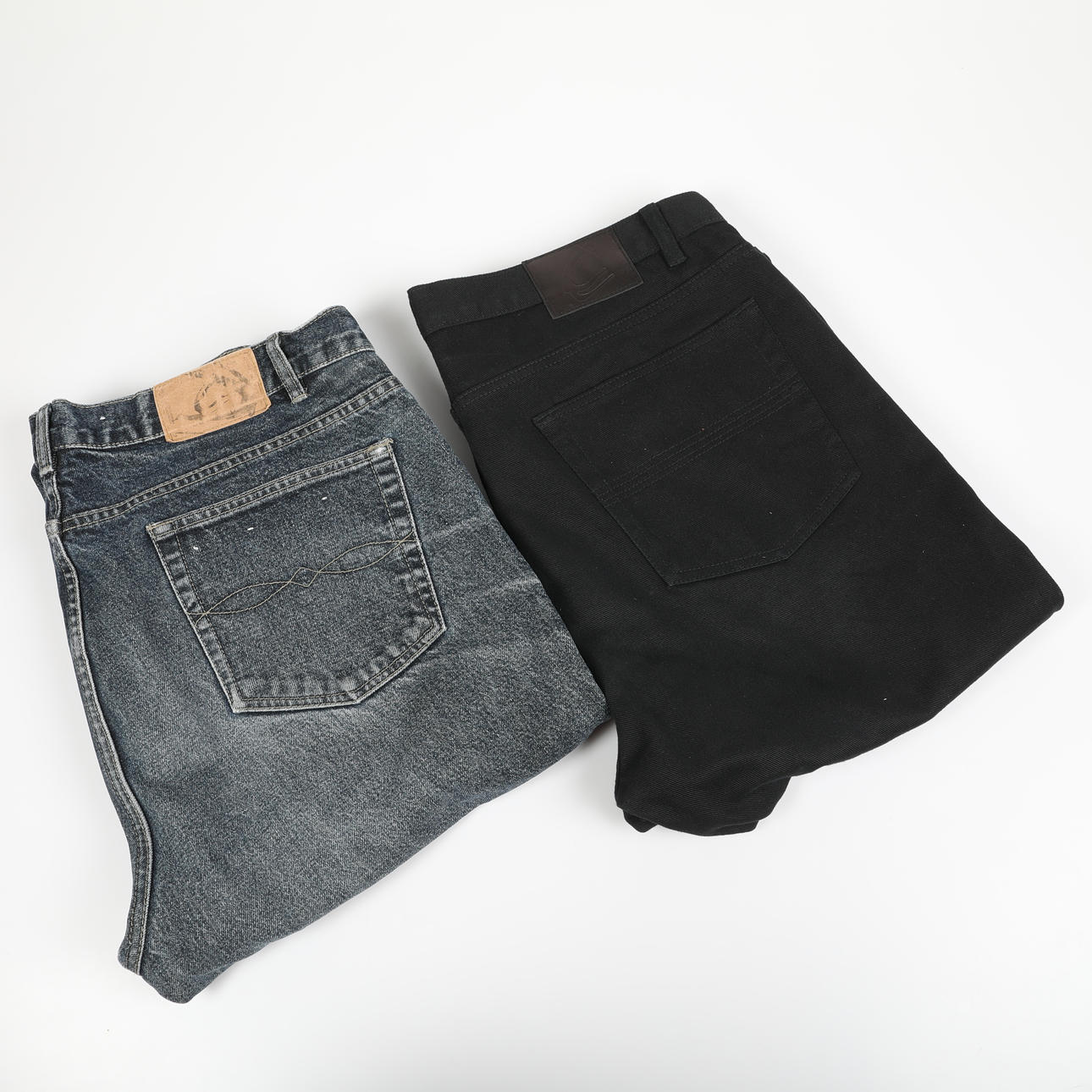 JEANS, 2 par, denim, 2000-tal.