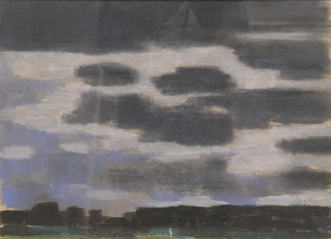 JOHAN JOHANSSON. KOMPOSITION, PASTELL.