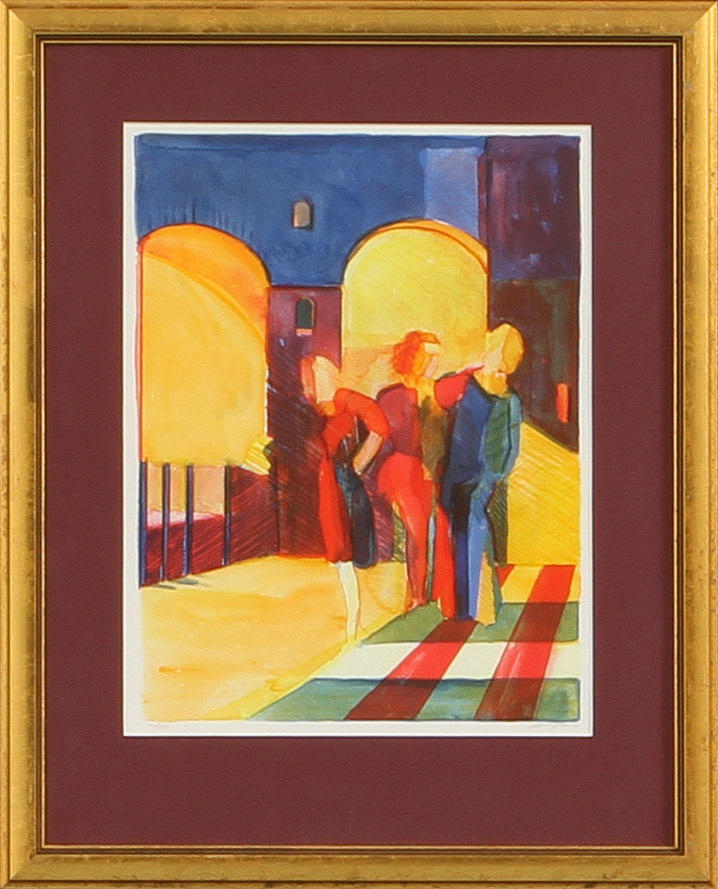 ELISABETH JANSSON. Färglitografier, 2 st, signerade och numrerade 190/350, 196/350.