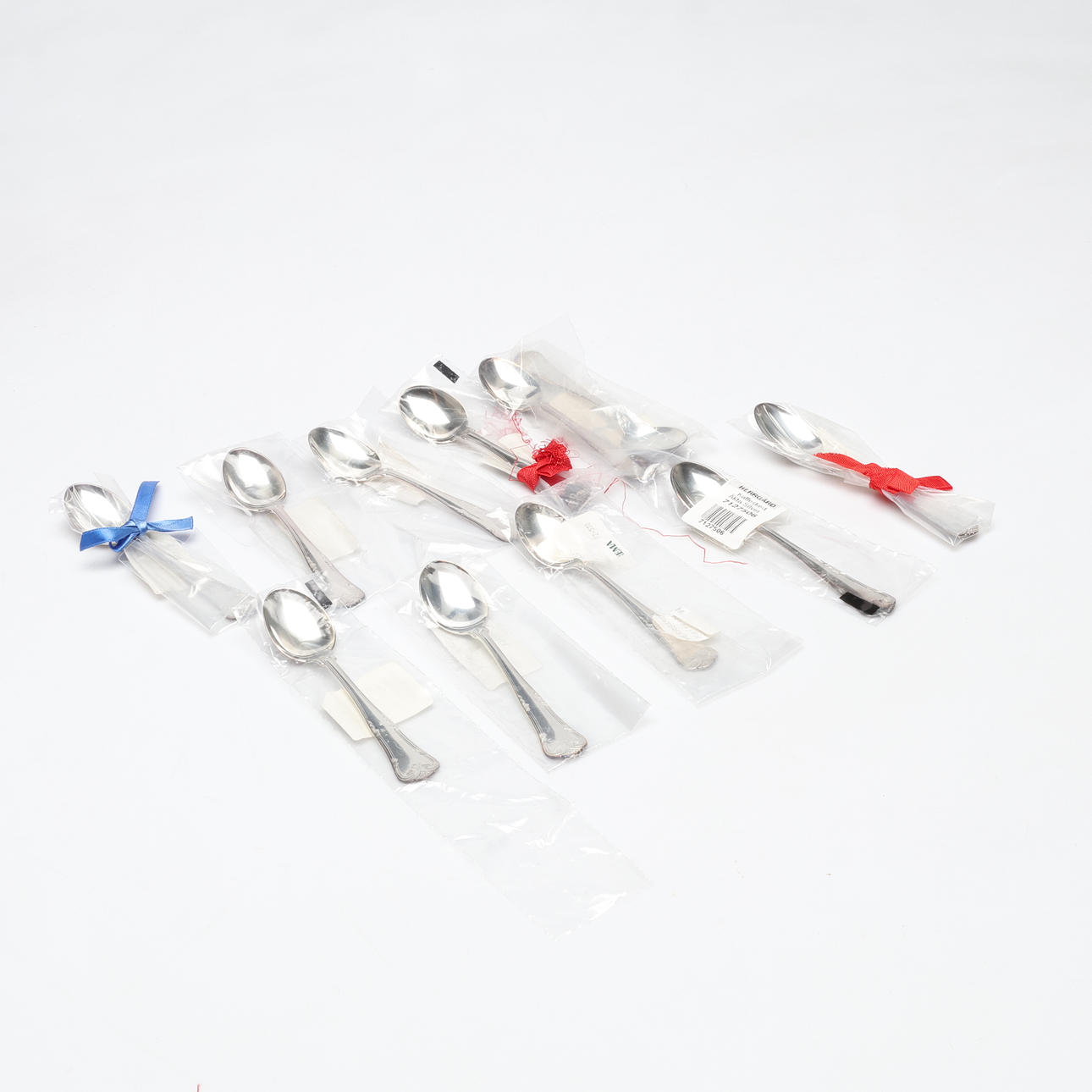 KAFFESKEDAR, 11 stycken, silver, ca 176 gram.
