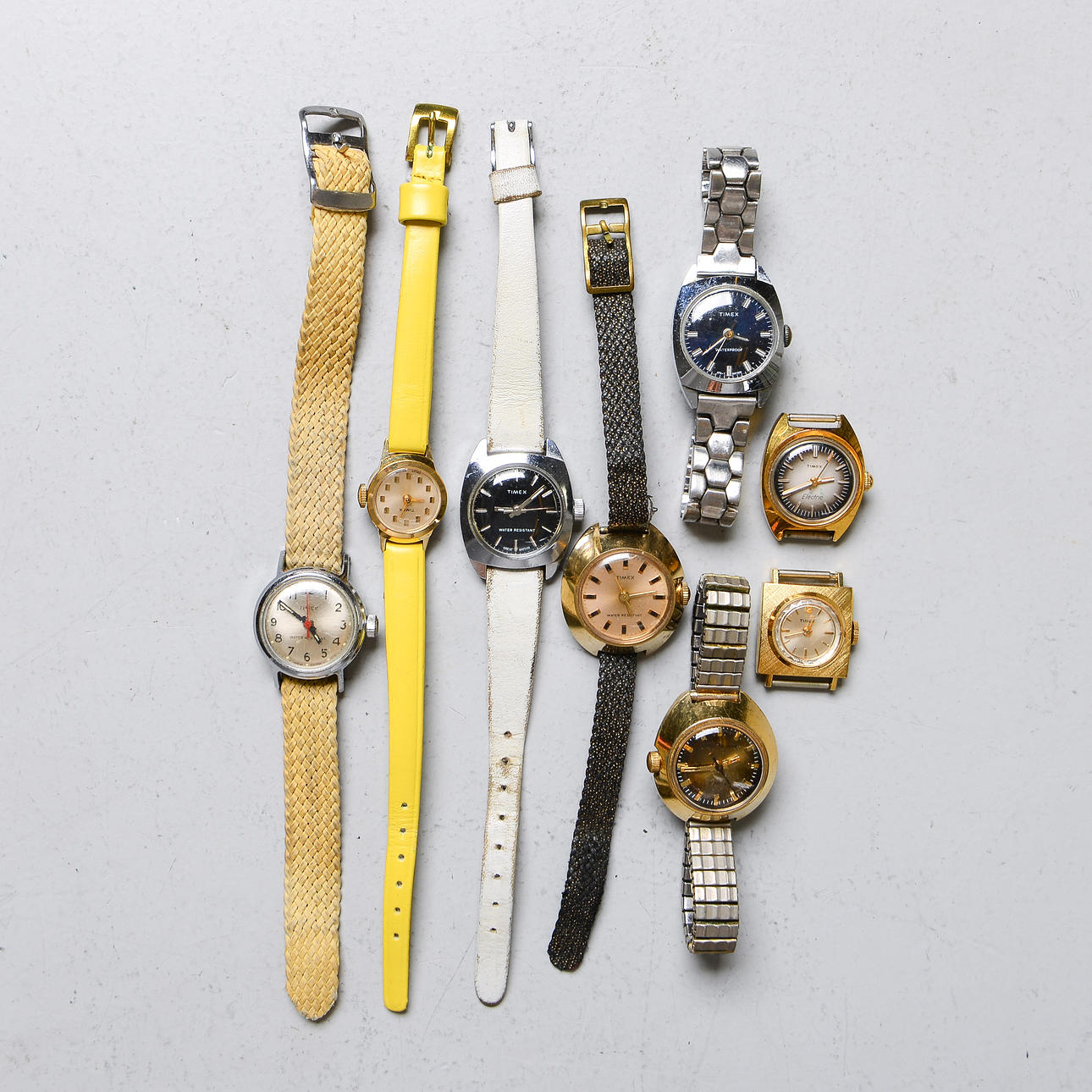 WRISTWATCHES, 8 pcs, Timex, England.