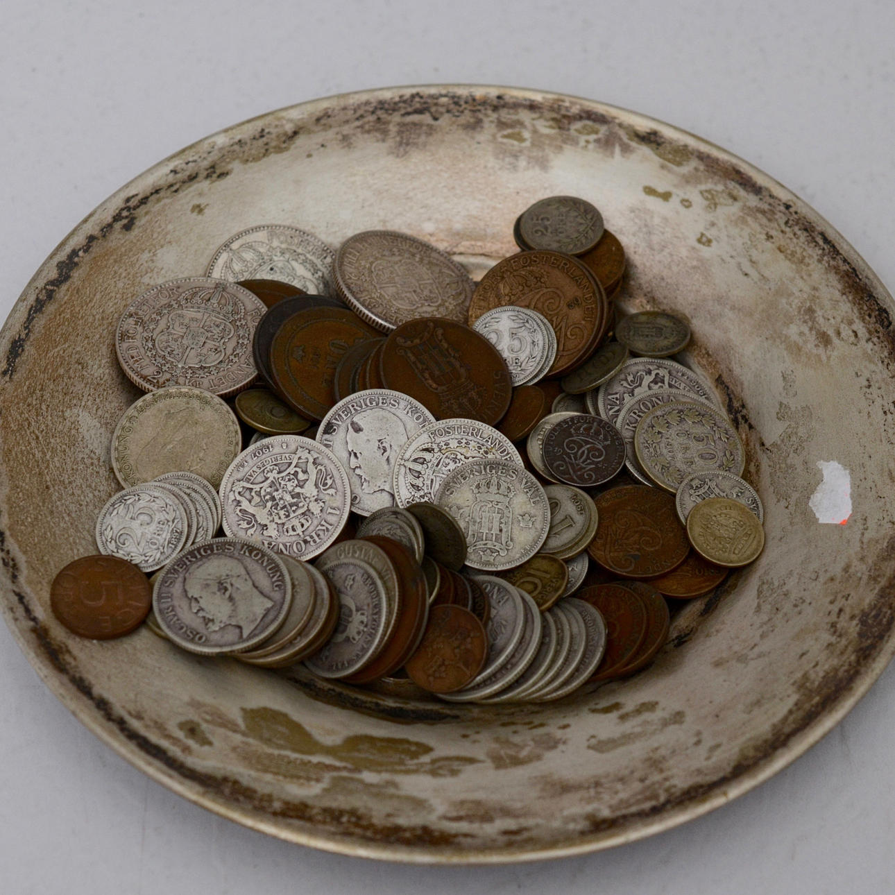 ANTIKA MYNT, SILVERFAT.