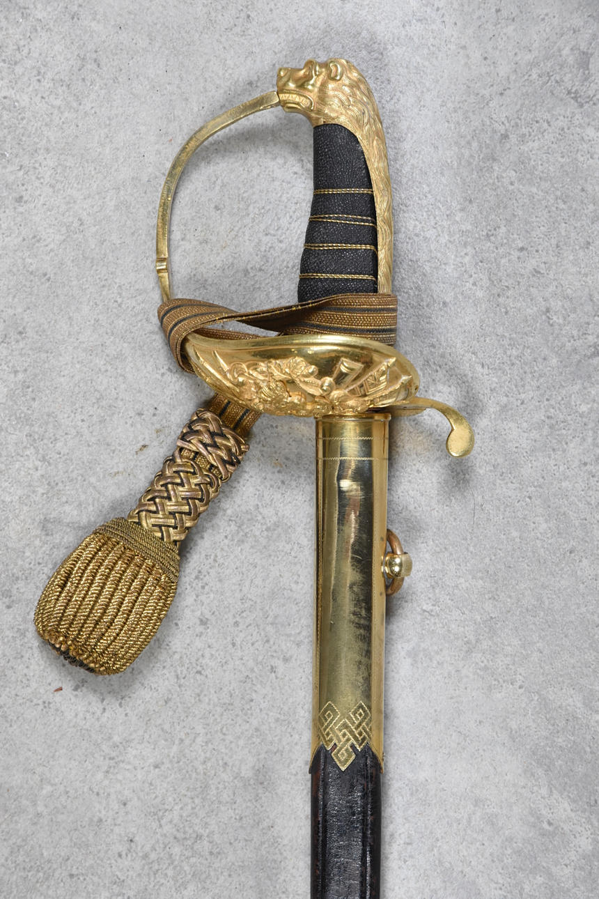 SJÖOFFICERSSABEL, svensk, GE Svalling Rosenfors.