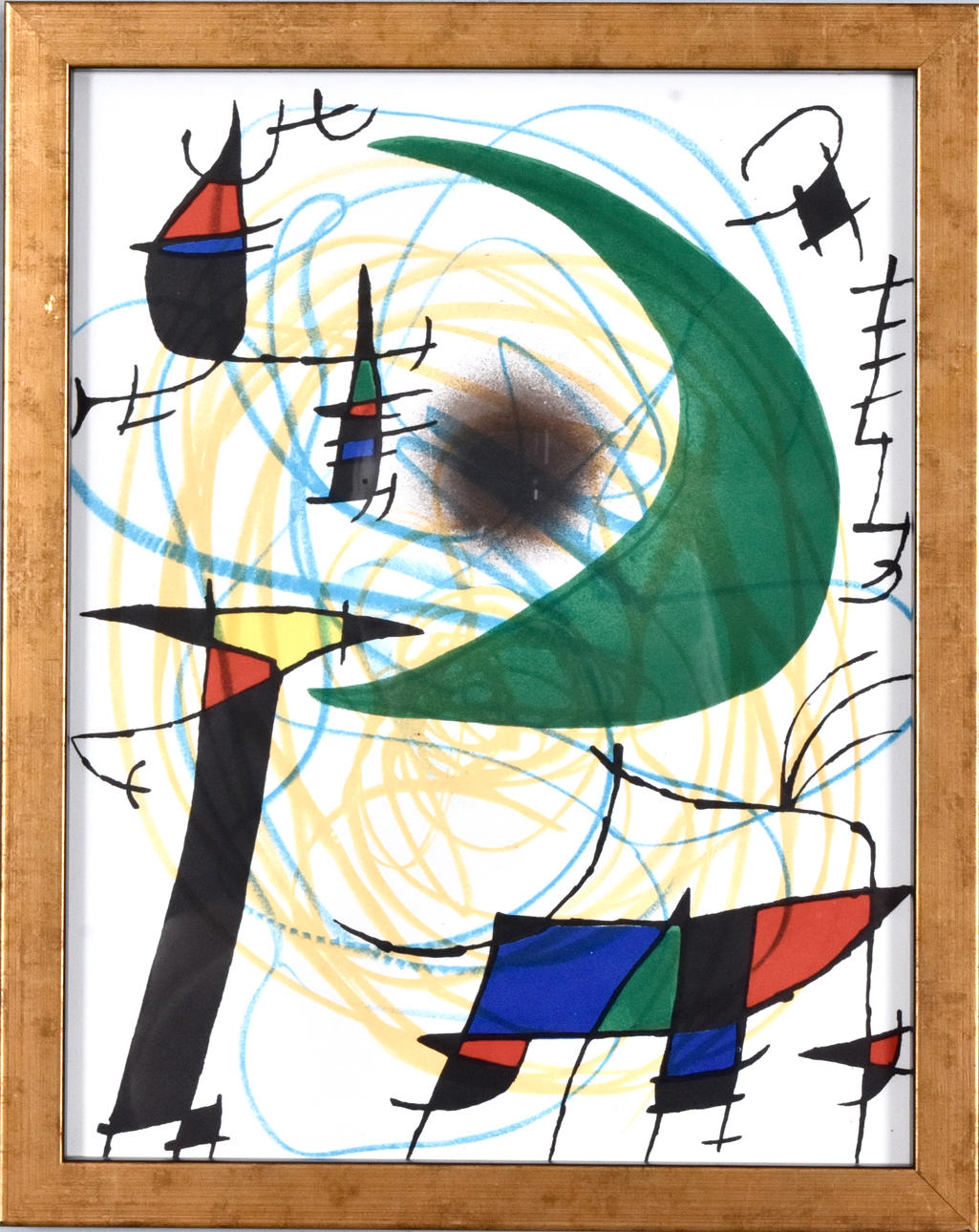 JOAN MIRÓ. EFTER. Färglitografi.