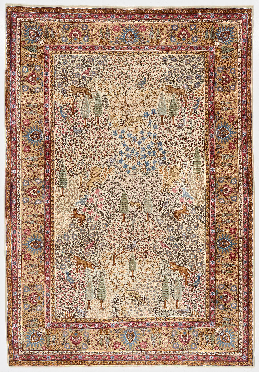 ORIENTMATTA, figural, ca 290x205 cm.