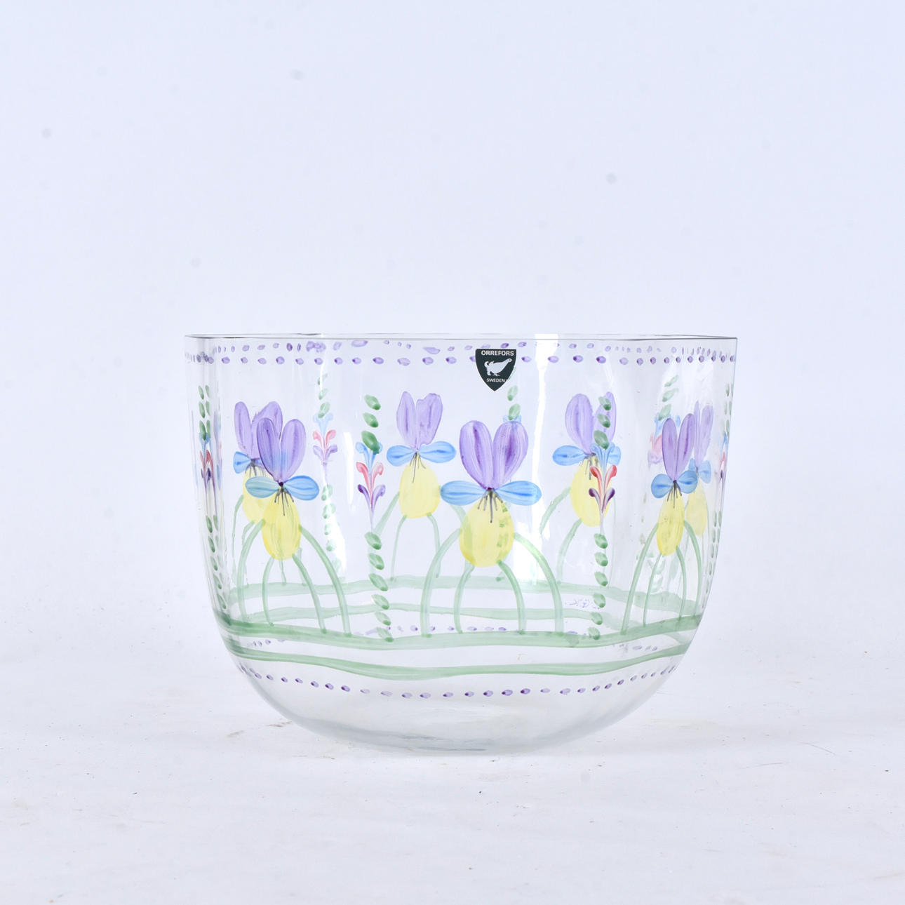 EVA ENGLUND. Skål, glas, "Maya", Orrefors.