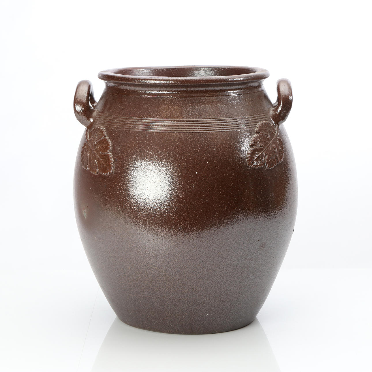 HÖGANÄS, JUG, 30L. Salt-glazed stoneware. Marked.