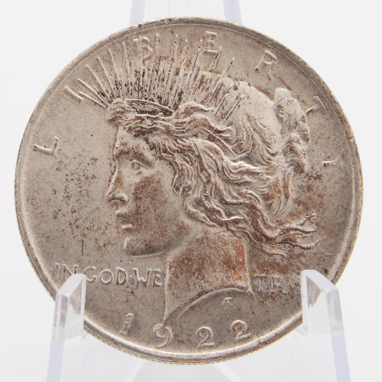 1 DOLLAR, "Peace dollar", silver, 1922, USA.