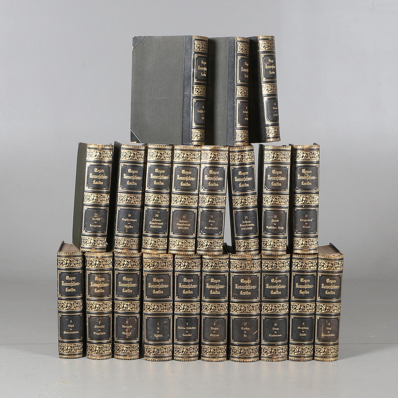 BÖCKER, 21 band, Meyers konversations lexikon, Leipzig och Wien 1897.