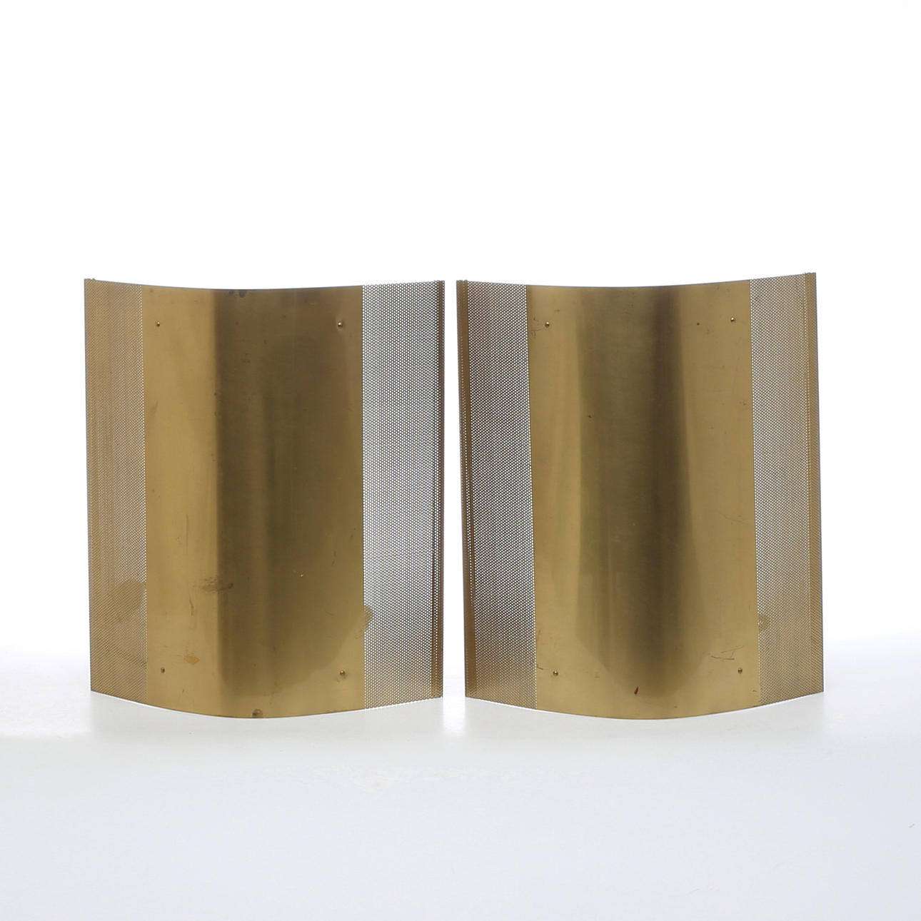 VÄGGLAMPOR, 1 par, metall, Falkenbergs Belysning.