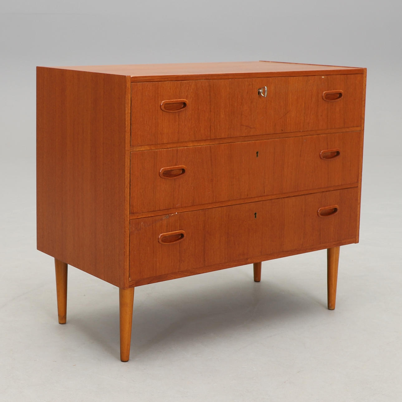 BYRÅ, teak, 1950/60-tal.