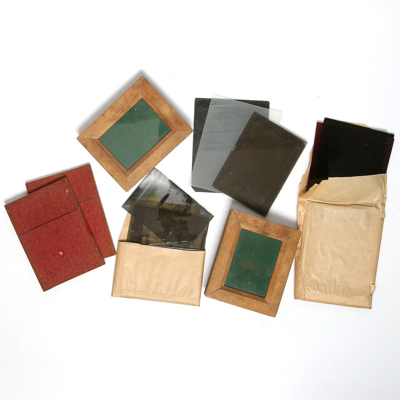 GLASNEGATIV / GLASPLÅTAR, 1900-talets första hälft.