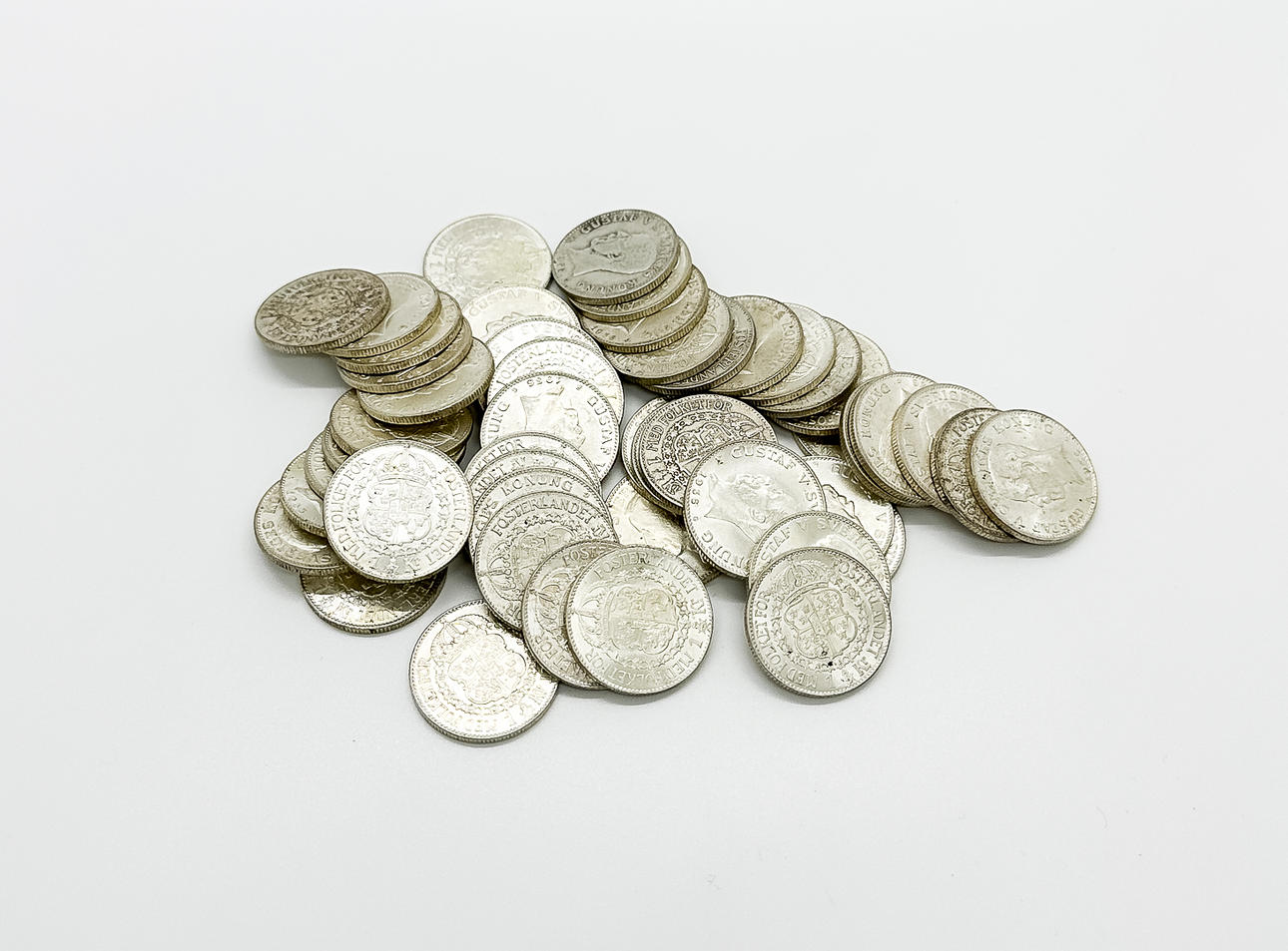 MYNT, 48 st 1-kronor, Silver, 1936.