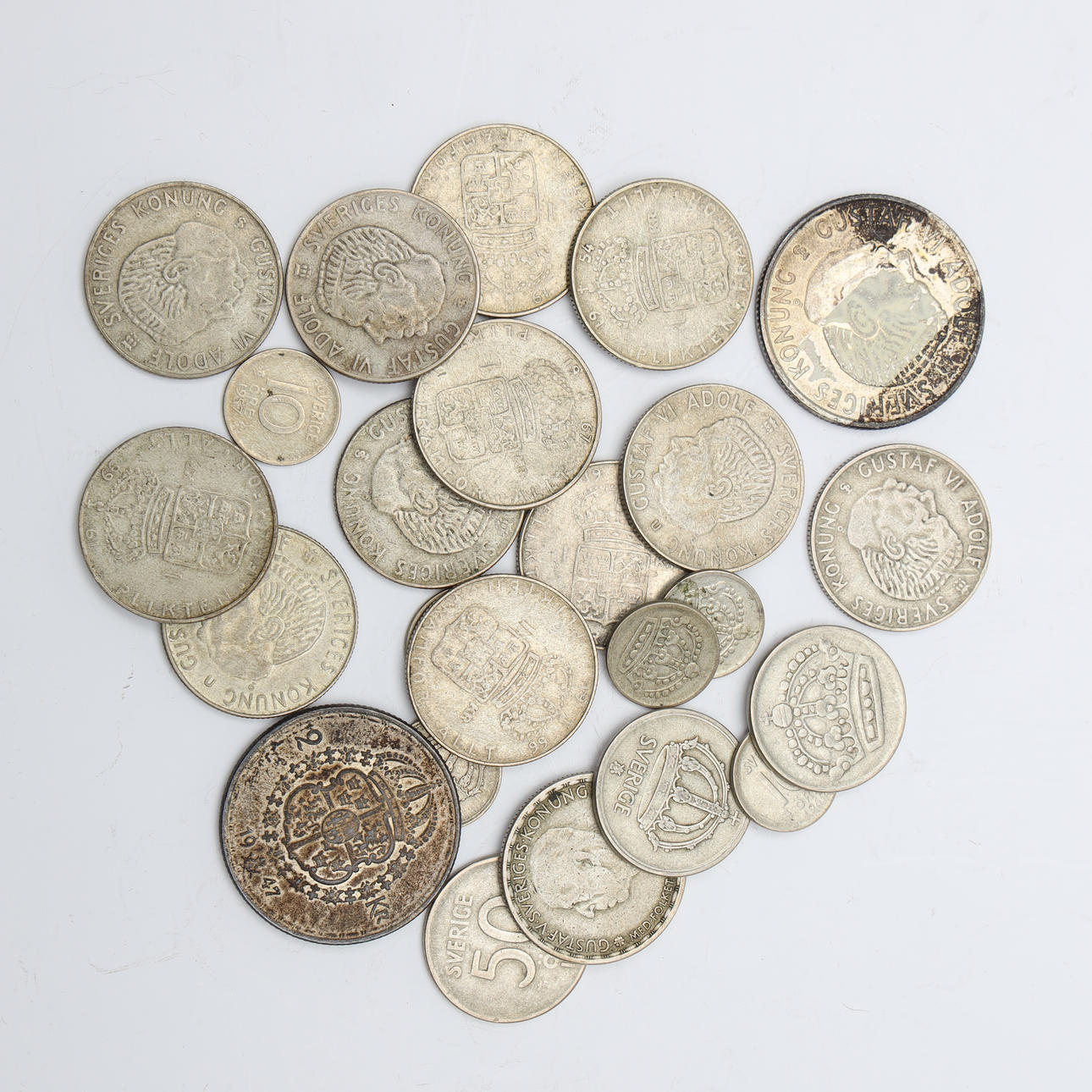 PARTI SILVERMYNT, finvikt ca 56 gram.
