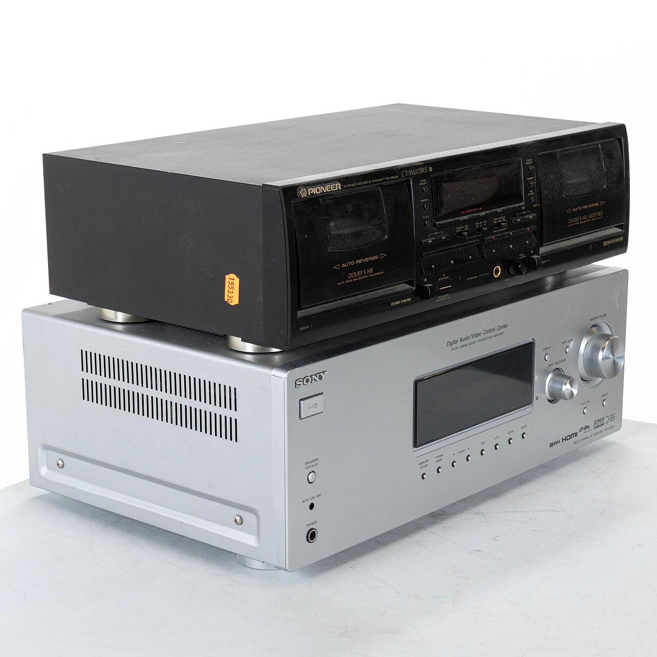 FÖRSTÄRKARE & KASETTDÄCK, Pioneer / Sony.