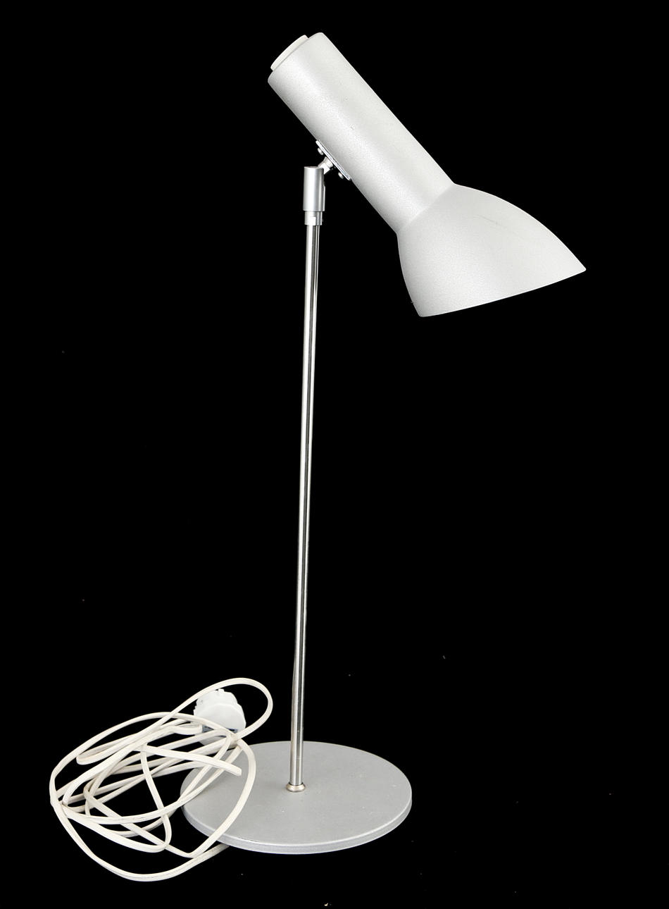 BORDSLAMPA, metall, 1900-talets senare del.