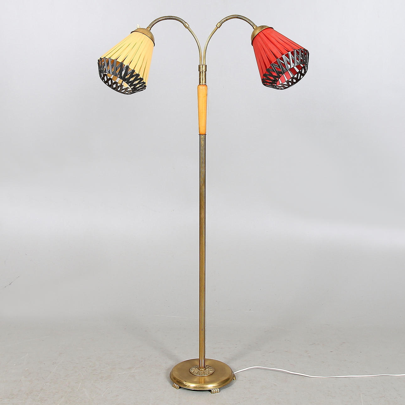 GOVLAMPA, mässing, 1950-tal.