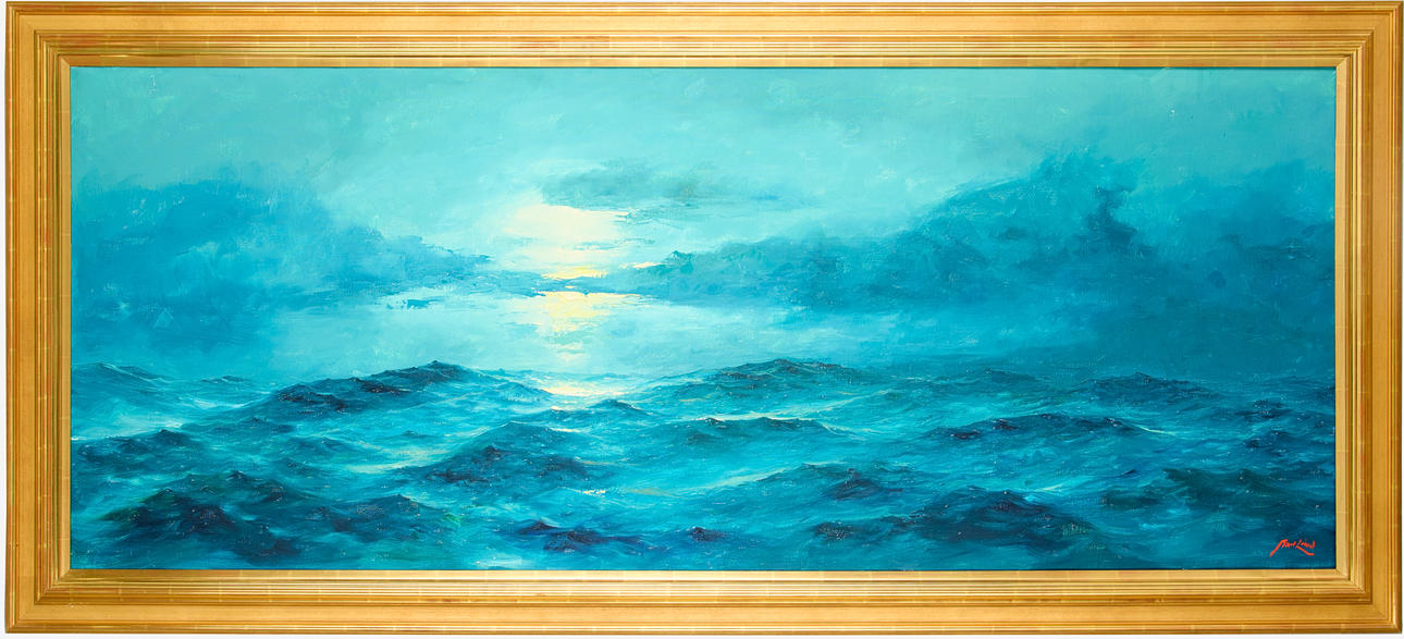 AXEL LIND. Rolling sea.