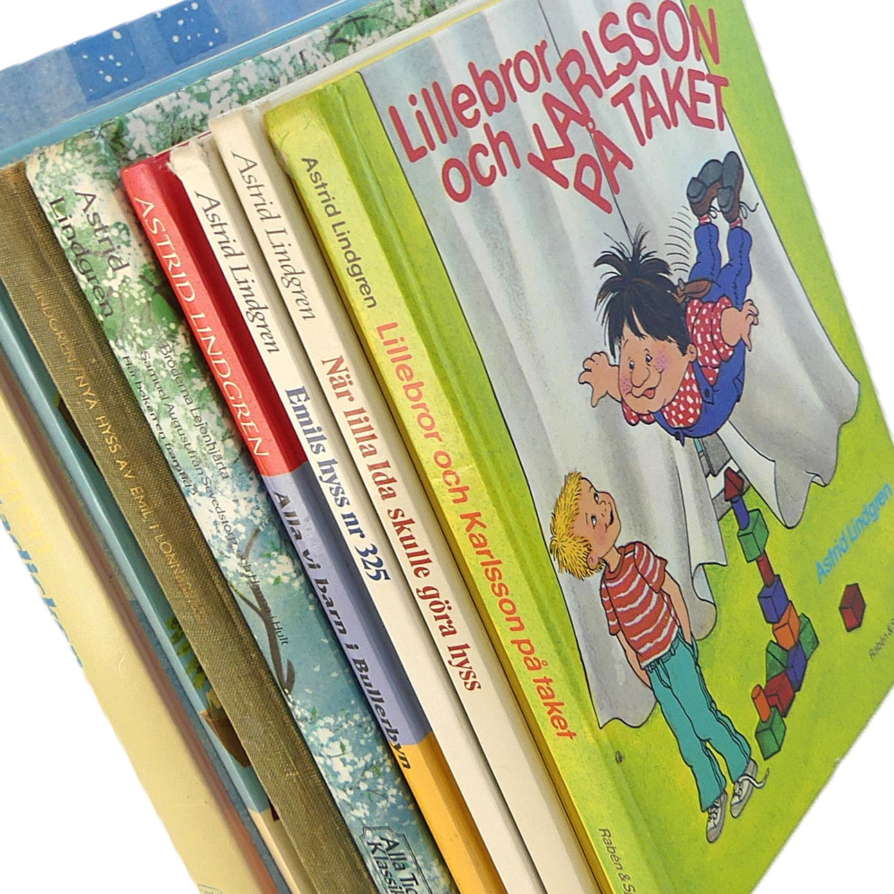 ASTRID LINDGREN. children's books, 8 pcs.