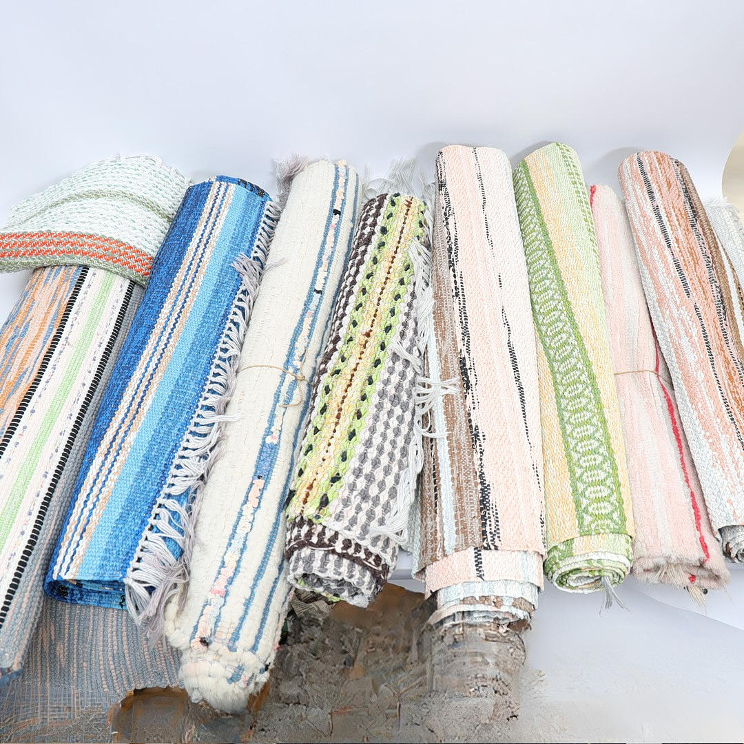 TRASMATTOR, 9st, textil samt plast.