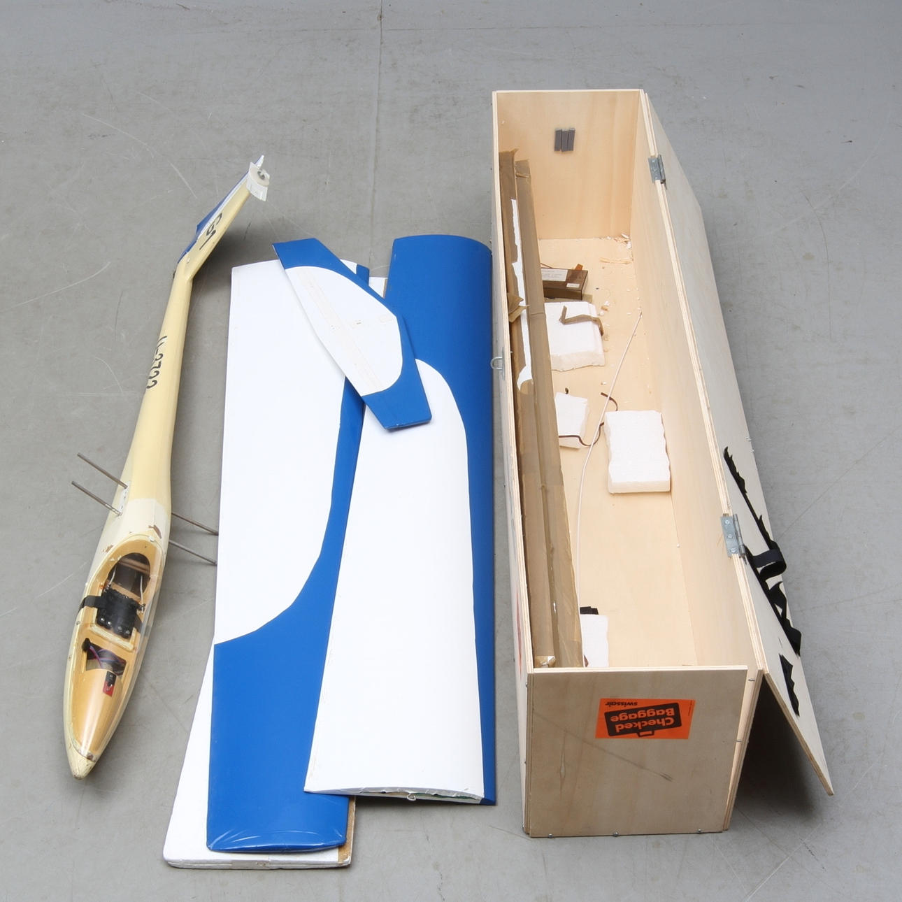 MODELLFLYGPLAN, Segelflygplan.