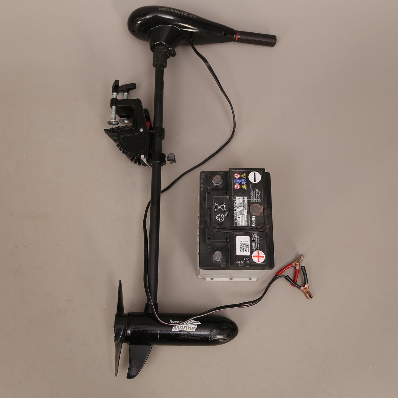 BÅTMOTOR, elektrisk, Watersnake - ETB, slutet batteri - Akuma 12V, 2000-tal.