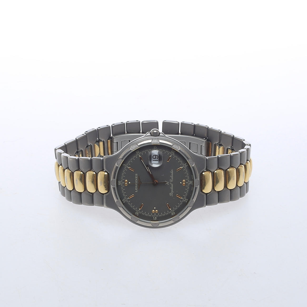 ARMBANDSUR, Longines Ti Perpetual Calendet, Conquest Titanium, quartz, ETA cal 252-411.