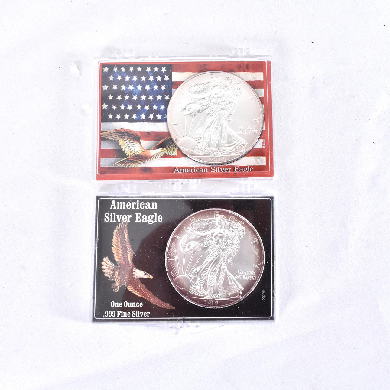 MEDALJER, 2 st, silver, American Silver Eage 2014.