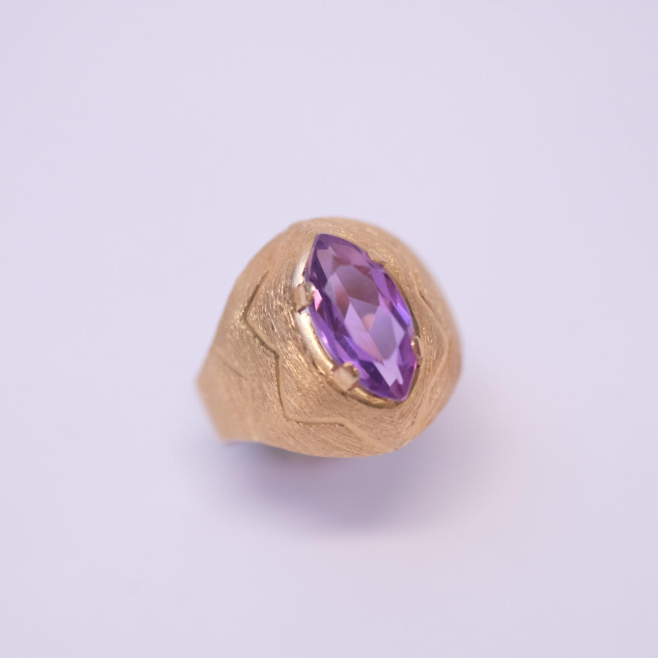 RING MED SAFIR, 18K GULD.