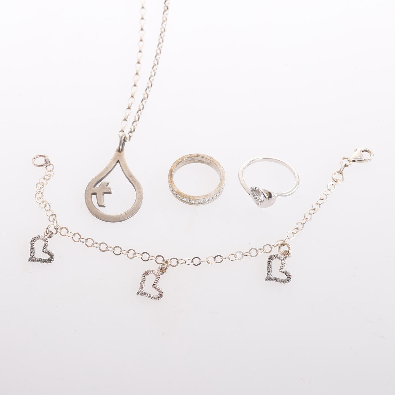 SMYCKEN, 4 stycken, silver.