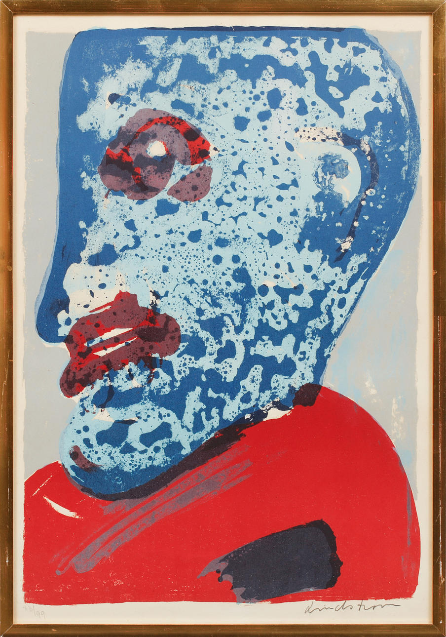BENGT LINDSTRÖM. Lithograph, signed and numbered 83/99.