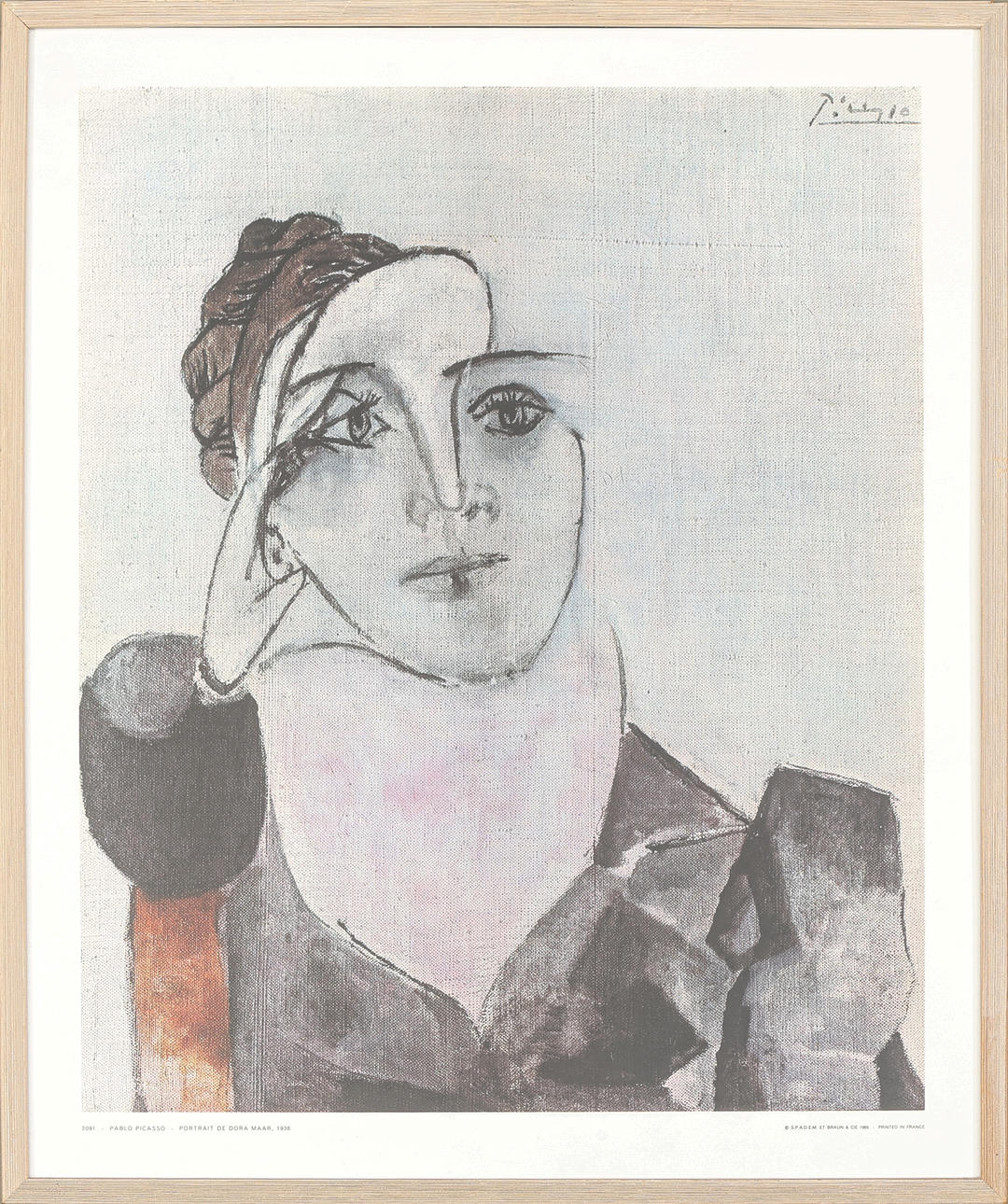 KONSTAFFISCH, Pablo Picasso, tryckår 1969, numrerad.