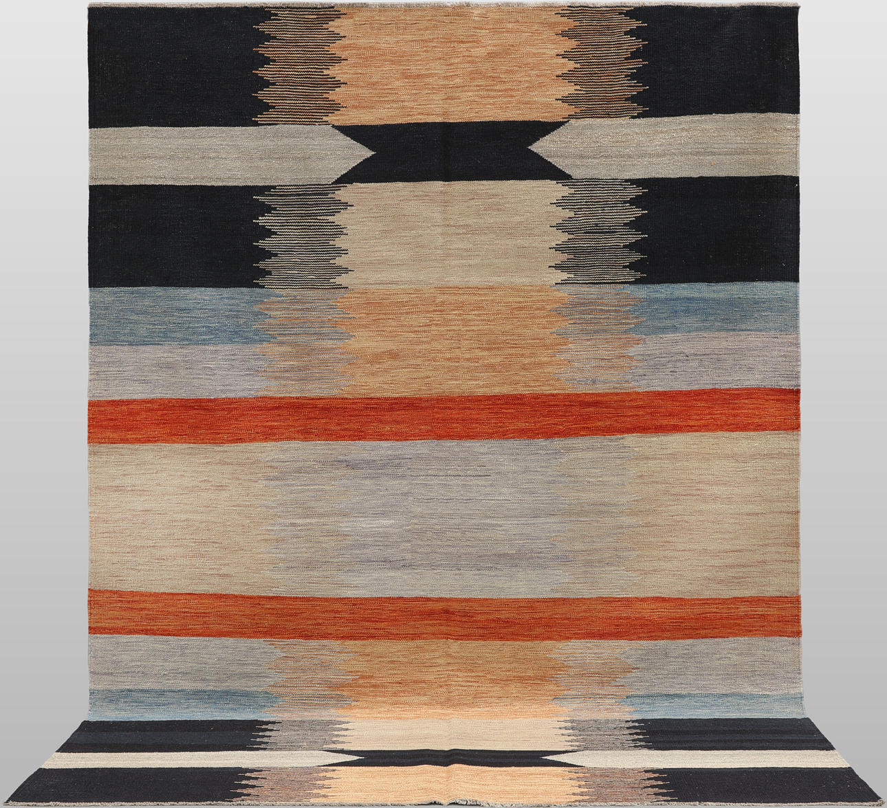 ORIENTMATTA. Kelim modern design, 296 x 206 cm.