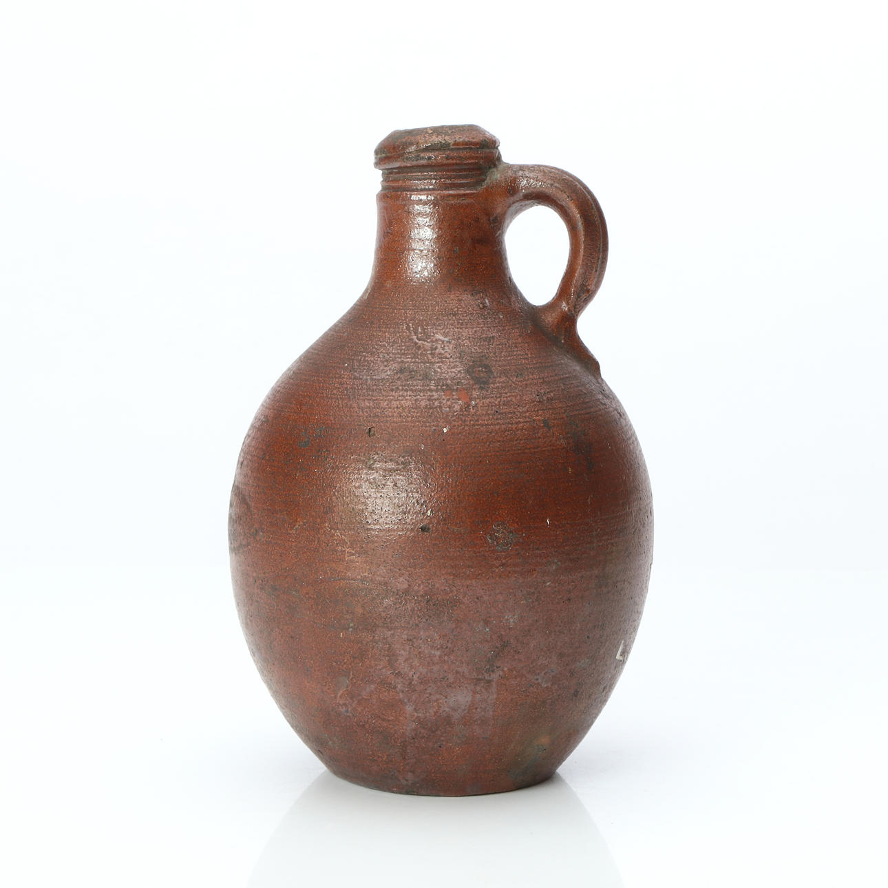JUG. Glazed ceramic. 17th/18th century. Unmarked.