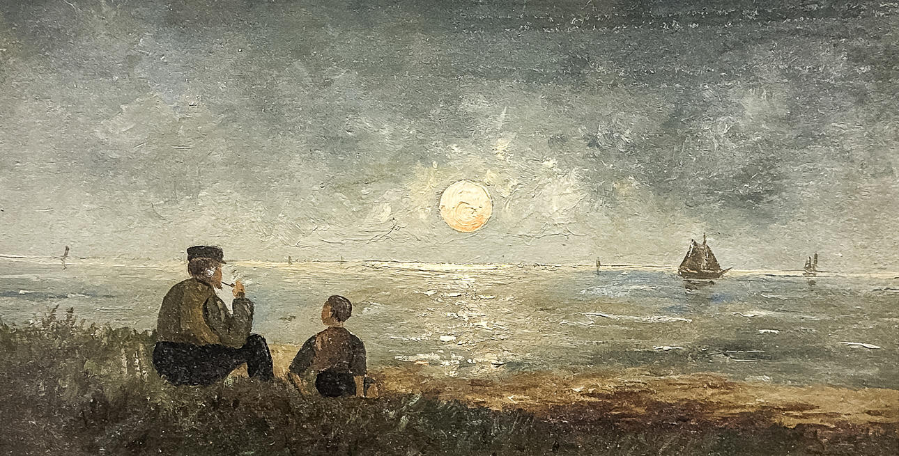 Unknown Artist, "Skagen". OIL ON PANEL. unsigned.