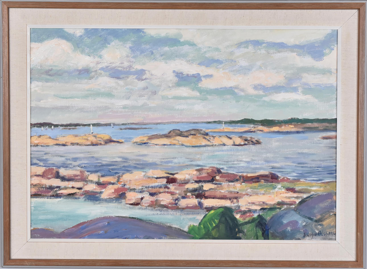 HUGO OLSSON. Olja på duk.