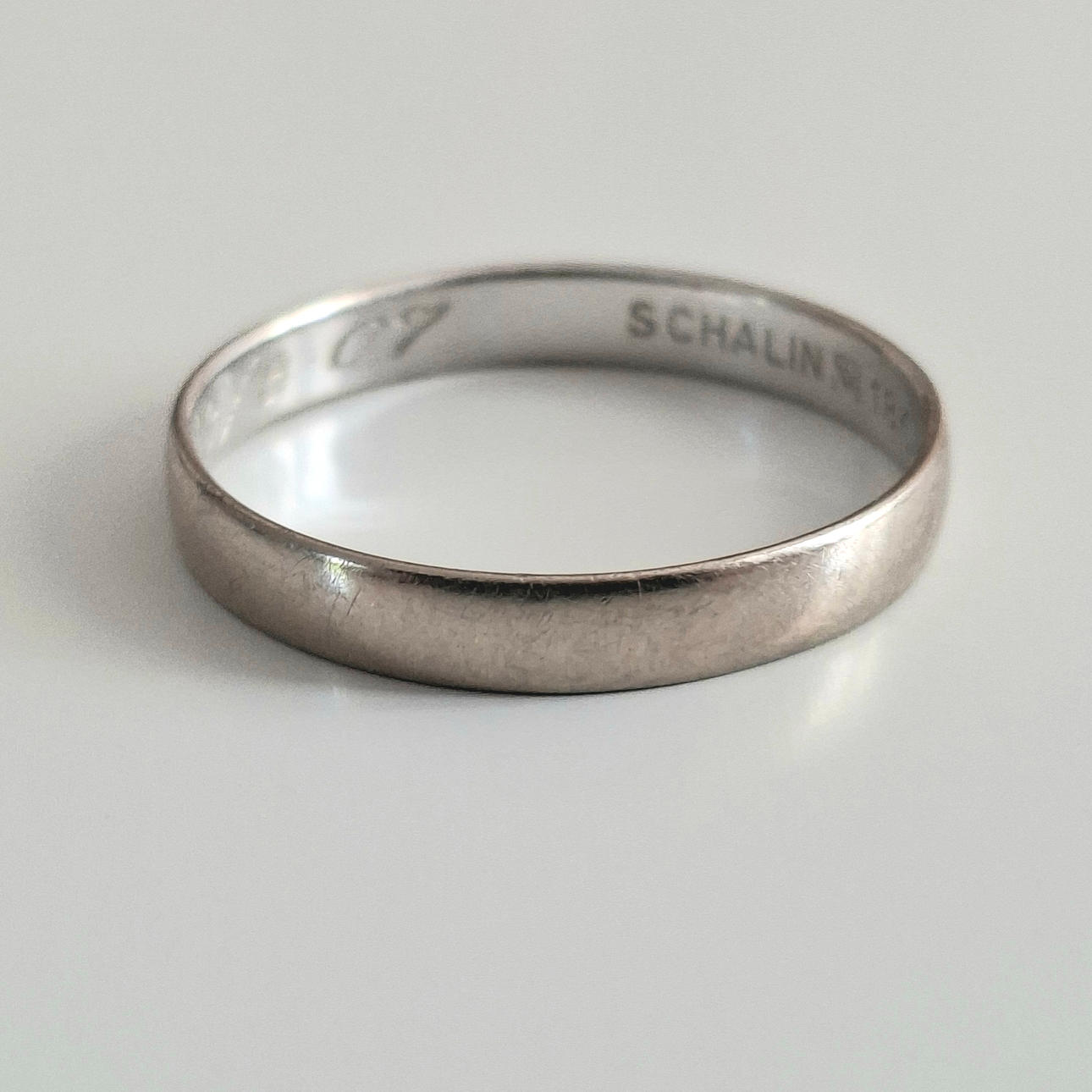 RING, vitguld, 18K, vikt ca. 1,5 gram.