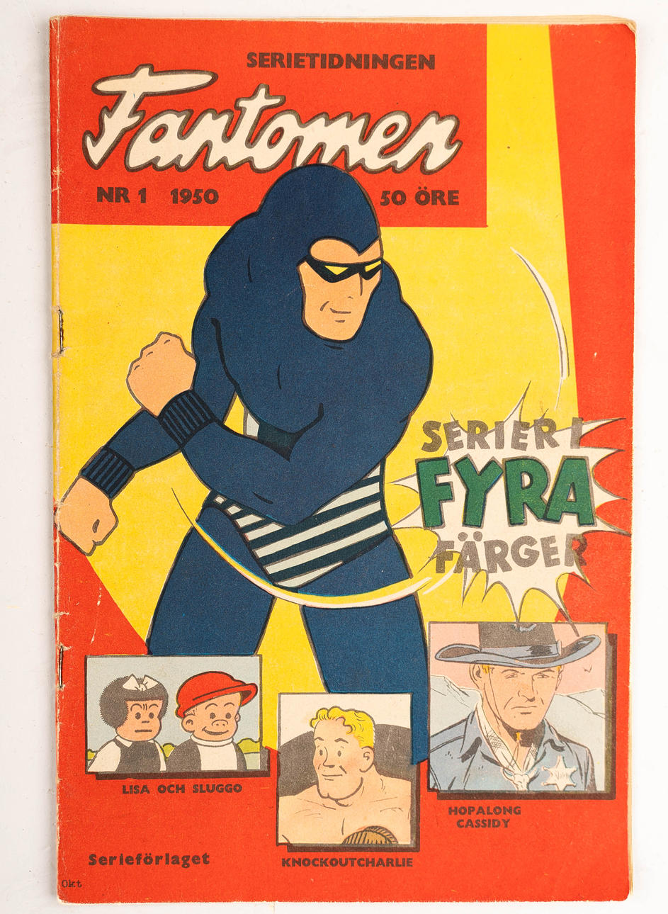 COMIC BOOK, Fantomen, no. 1, 1950.