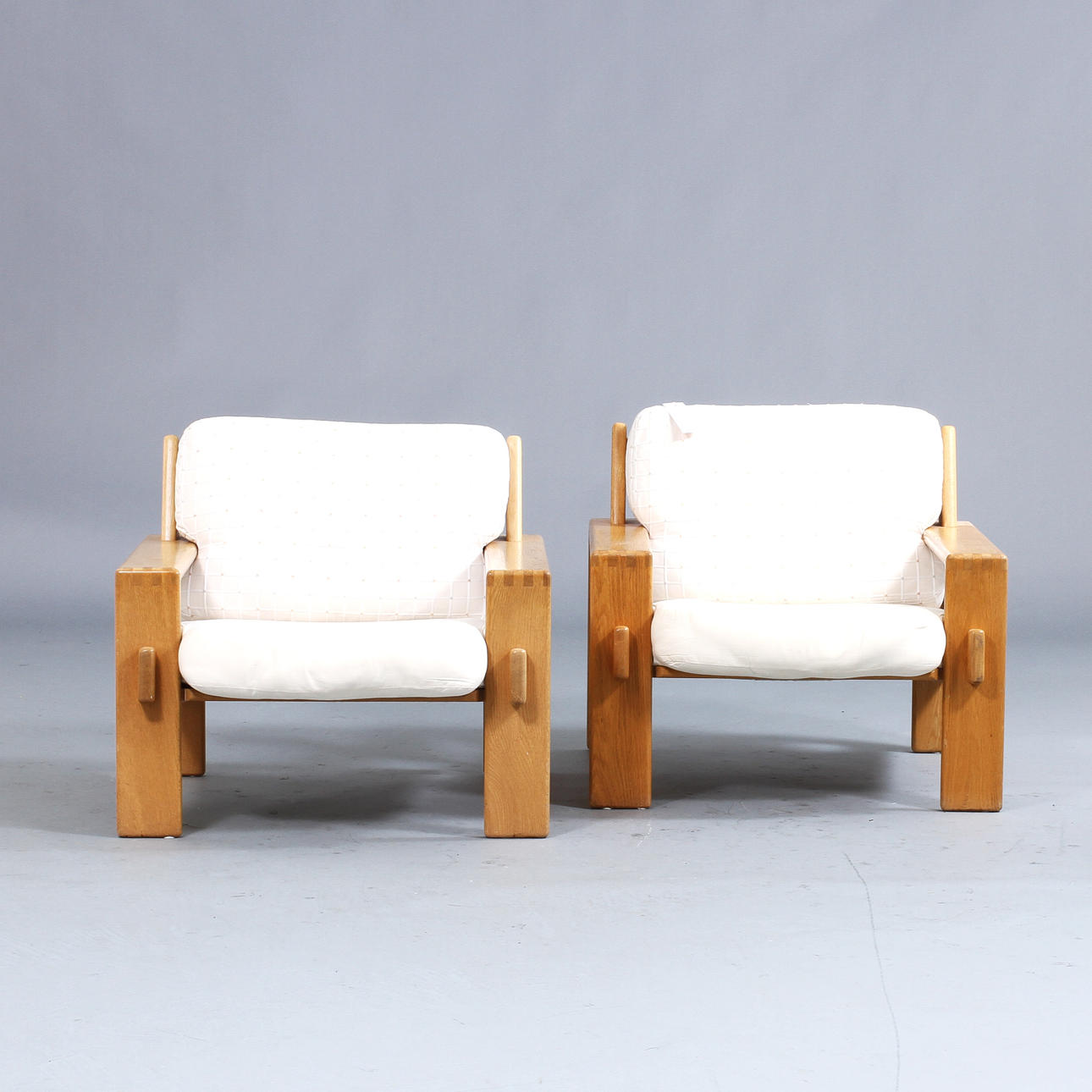 FÅTÖLJER, 2 st, "Bonanza", Esko Pajamies, Asko, Finland.