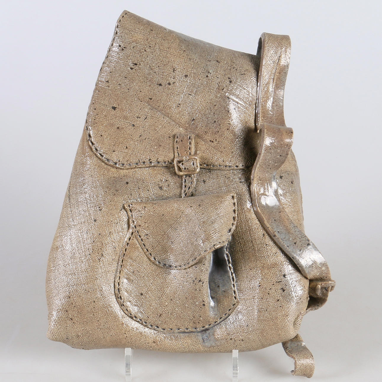 SKULPTUR, keramik, väska, 1900-talets senare del.