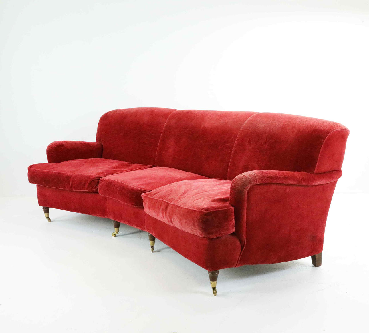 SOFFA, 3-sits, Howardmodell, Georg Henscher, 1900-tal.
