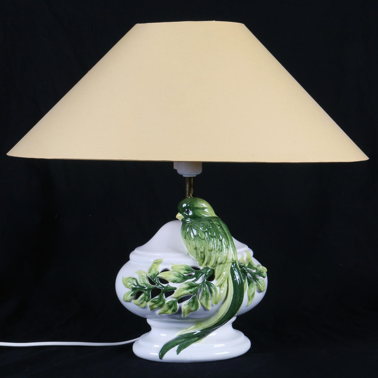 BORDSLAMPA, keramik, Italien, 1900-tal.