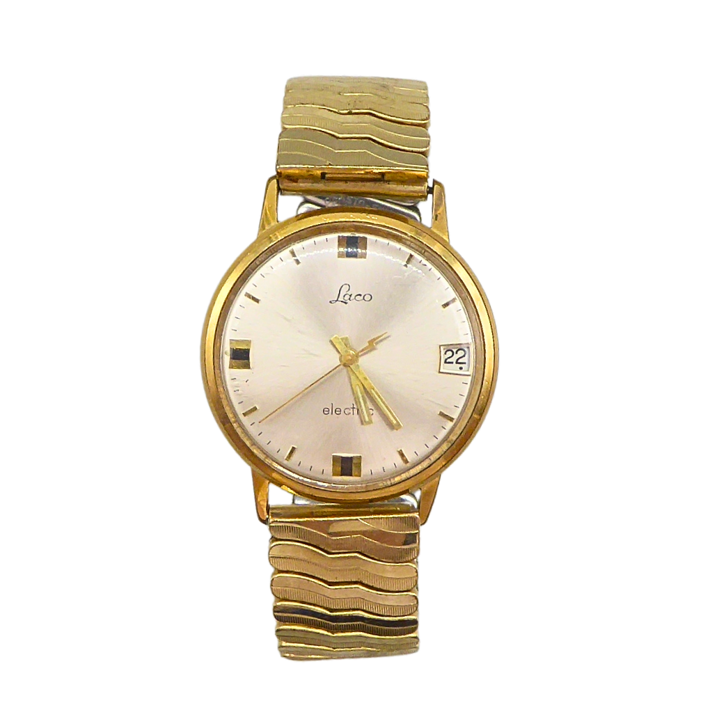 LACO ELECTRIC MEN'S WRISTWATCH, ELECTROMECHANICAL.