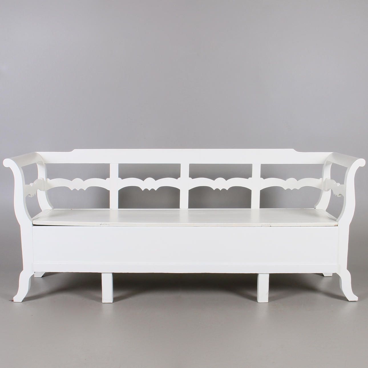 KÖKSSOFFA, furu, bemålad, tidigt 1900-tal.