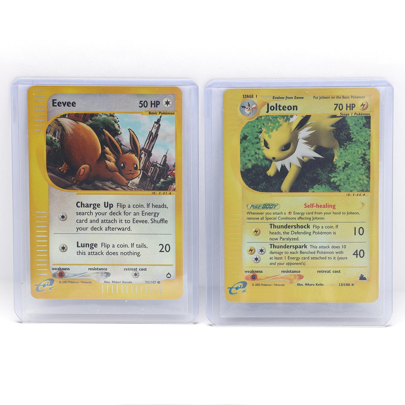SAMLARKORT, Pokemon 2st. Jolteon, Eevee.