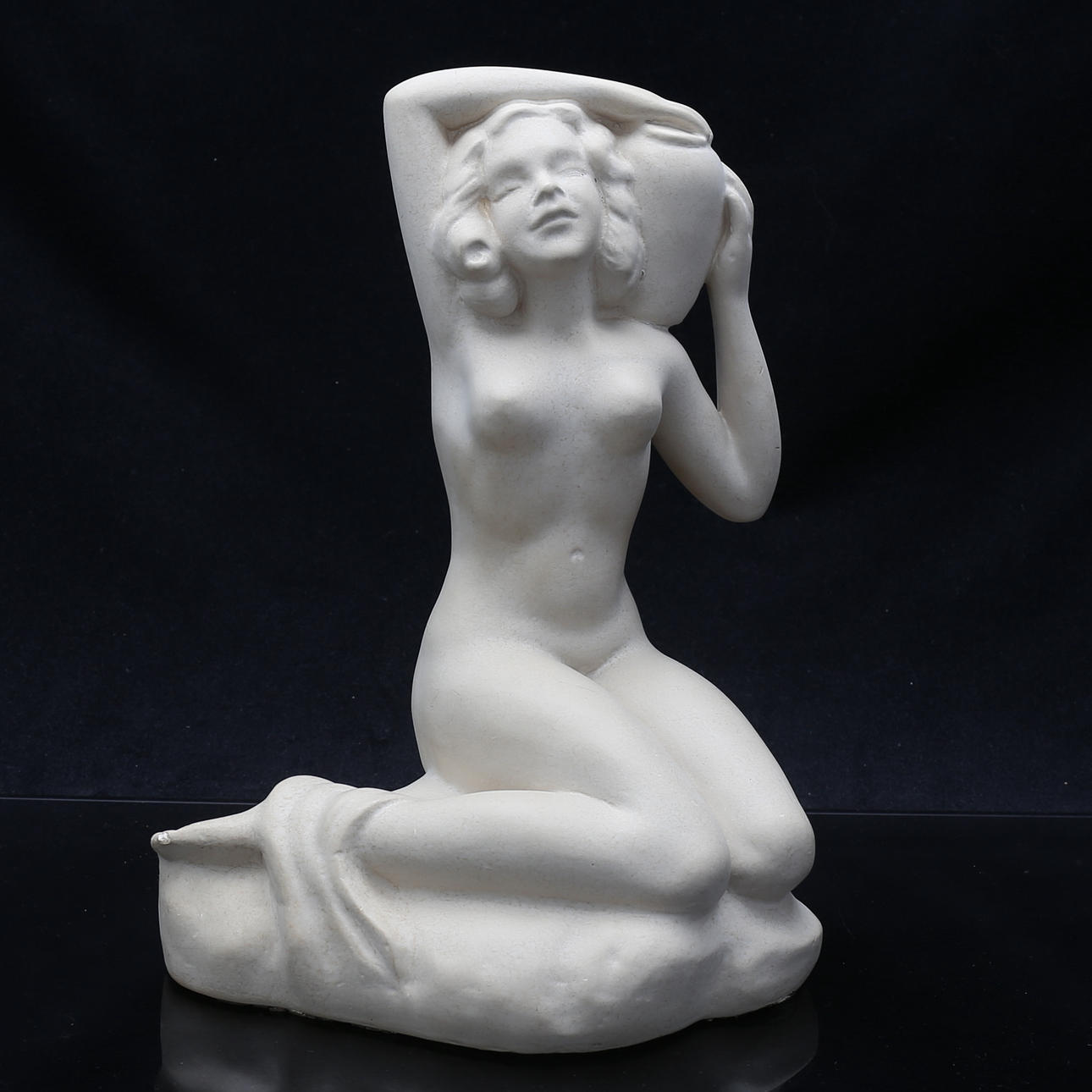 SKULPTUR, kvinna, konstmassa, Ove Rasmussen, Båtabacken Keramik.