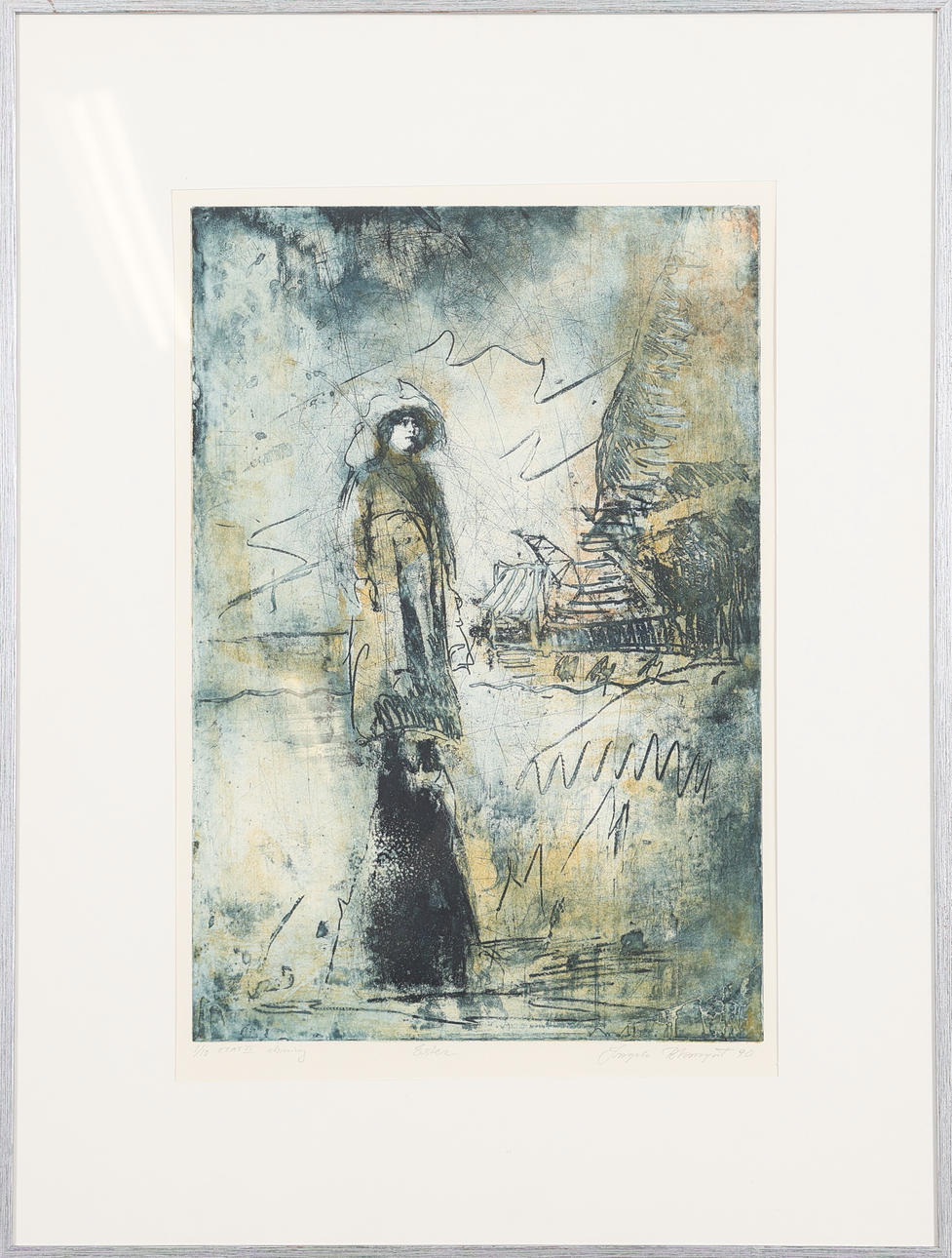 INGELA BLOMQVIST. ETCHING signed and numbered 1/10 state II.