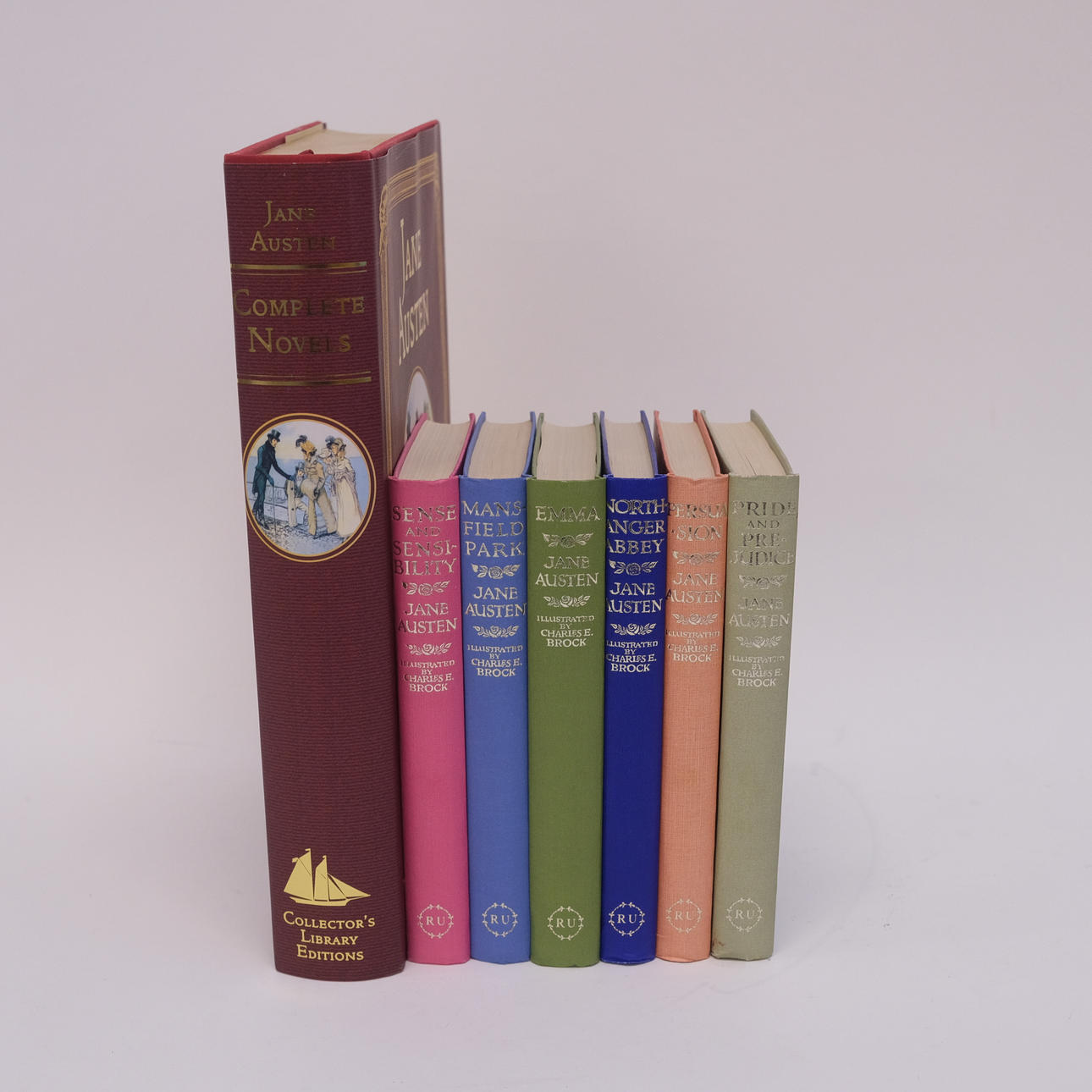 JANE AUSTEN, 7 BÖCKER.